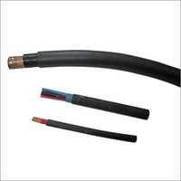 Black Rubber Flexible Cable