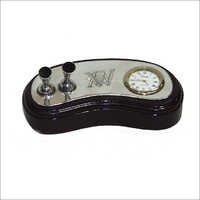 Pen Stand with Clock