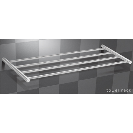Towel Rack - Stainless Steel, 18x5x2 Inches | Three Bars, Rust Resistant, Wall-Mounted, Brushed Finish