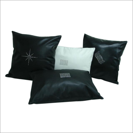 Black Leather Cushion Covers