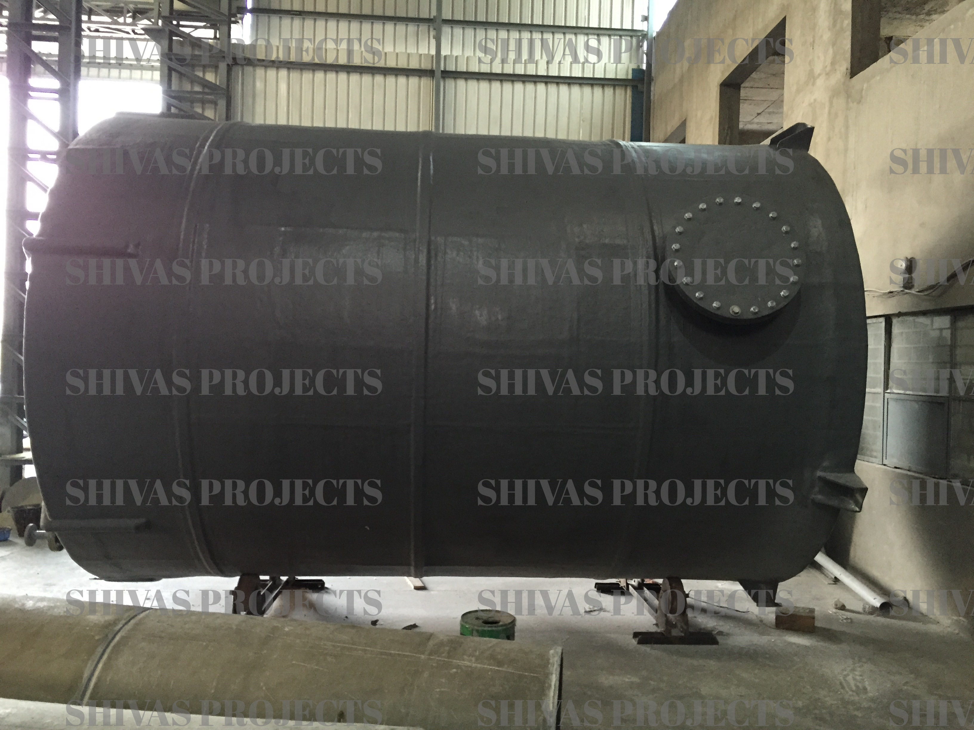 Acid Storage Tanks - Mild Steel, 1000 To 50000 Liter Capacity | Industrial Application, Over 10000 Liters Storage Capacity