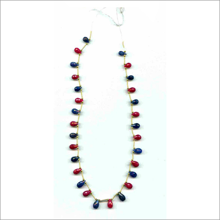 Ruby & Sapphire Drops faceted
