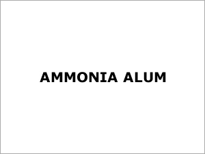 Ammonia Alum