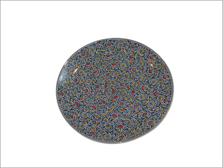 Plater - Stone Round Platters, Varied Diameter Gray, Multiple Finishes, Customizable Sizes
