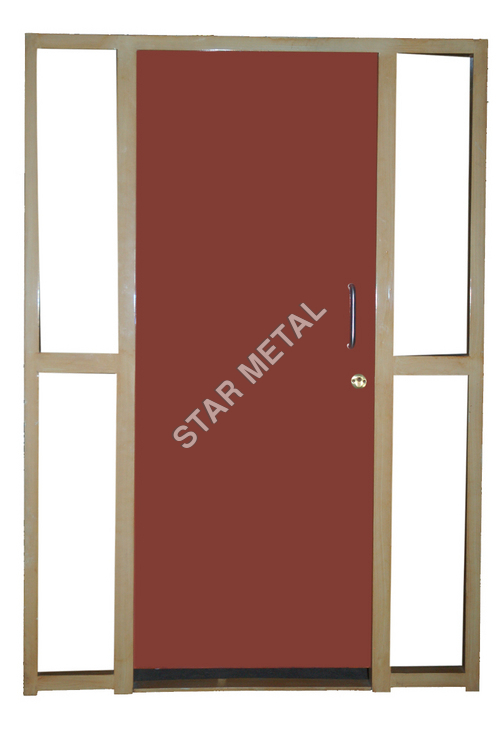 Stainless Steel Security Wood Door