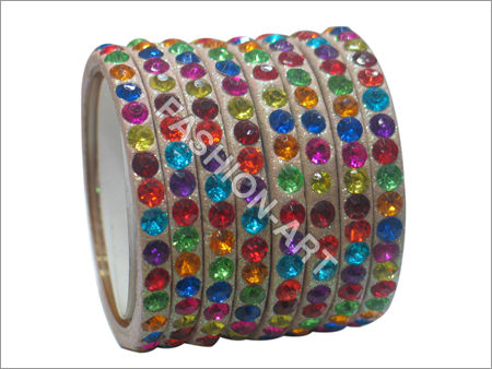 Multi Color Stone Bangles