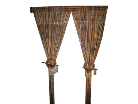 Curtain Ropes - Viscose & PP Yarn, Variable Diameter, Brown Twisted | Durable, Attractive, Easy Maintenance, Customizable
