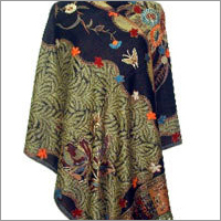 Wool Jacquard Shawl