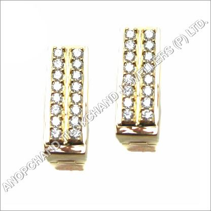 Diamond Studded Gold Tops Excellent