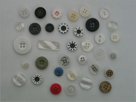 Plastic Shaped Buttons