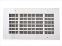 Aluminium Grill Front Louver - Aluminium Material, White Color | Easy To Install, Fine Finish, Sturdy Design