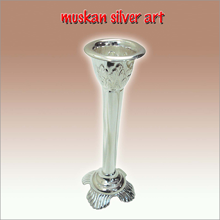 Silver Candle Stand