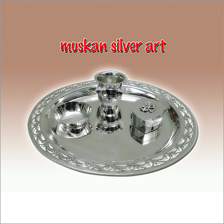 Silver Puja Set