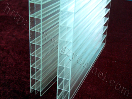 Polycarbonate Hollow Sheet - Virgin Baye PC, 2100x5800mm, Clear/Opal/Green/Blue/Bronze, 10-16mm, UV Protective, Lightweight, Durable, Weather Resistant