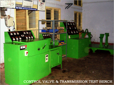 Control Valve & Transmission Test Bench