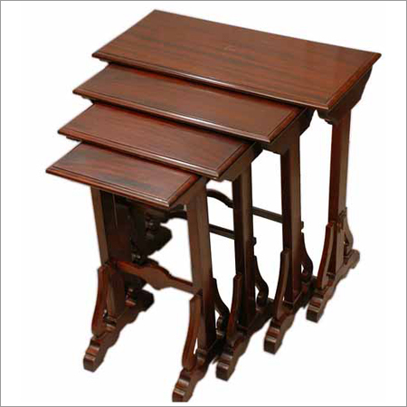 Carved Nesting Table