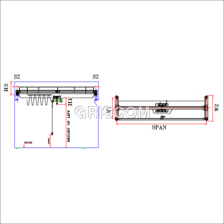 Single Girder Overhead Eot Cranes