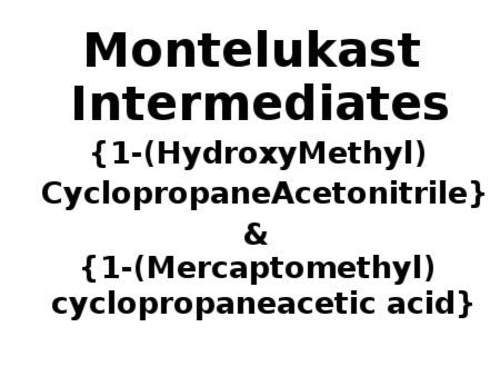 Montelukast Intermediates