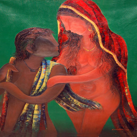 Life I 36 x 47 Media Acrylic