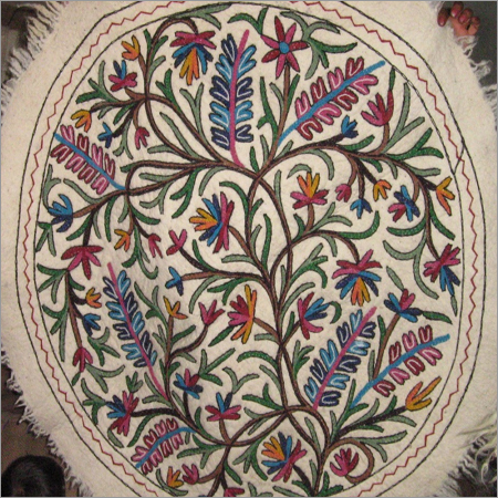 Embroidered Felt Namda Rug