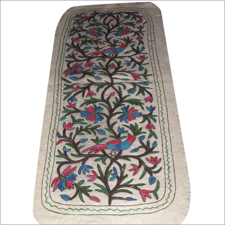 Embroidered Felt Rugs