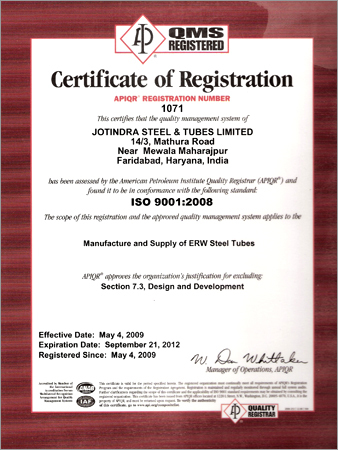 Certifications