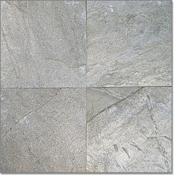 Silver Gray Slate - Slate 12x12 inches Gray 12mm Thickness | Durable Elegant Versatile Weather-Resistant Easy-to-Clean Natural Finish