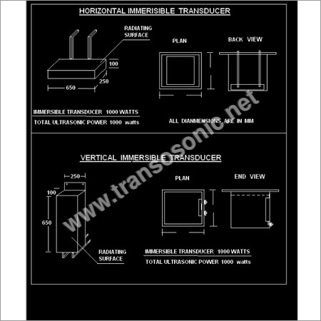 Immersible Transducers