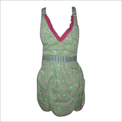 Cotton Cooking Apron By RED ROSES INTERNATIONAL