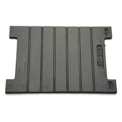 Grooved Rubber Rail Pads