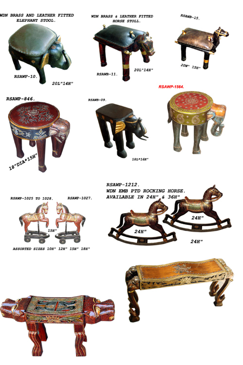 Wooden Antique Items