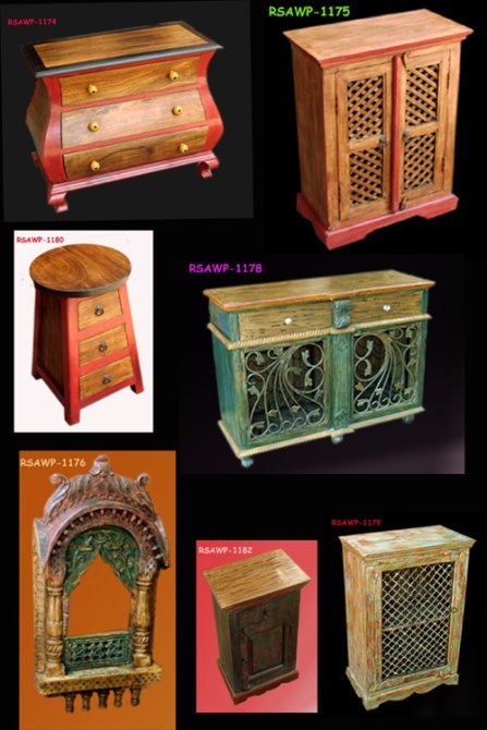 Wooden Bed Side Chest/Almirah/Jharokha