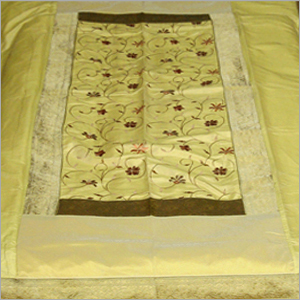Silk Embroided bed cover