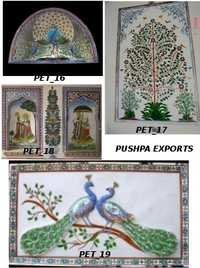 Floral Glass Inlay Work