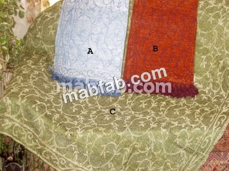 Embroidered Throw