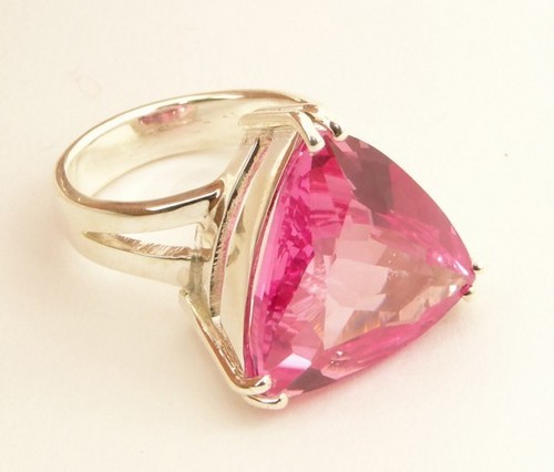 Pink Topaz Ring 