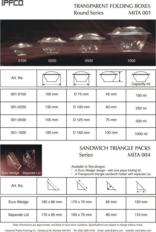 Transparent Folding Box