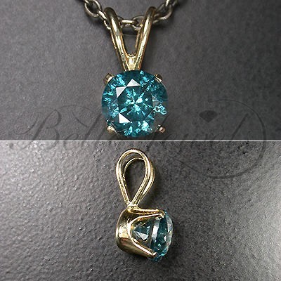 Blue Diamond Pendant
