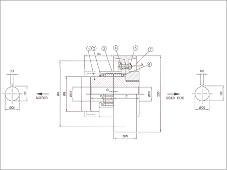 Brake Drum Grid Coupling