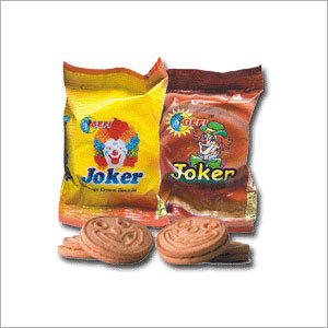 Round Shape Fruit Cream Biscuits