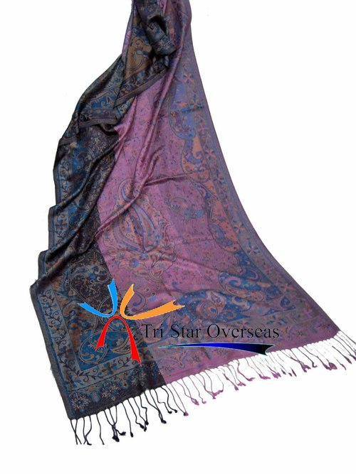 Silk Woven Jacquard Shawls