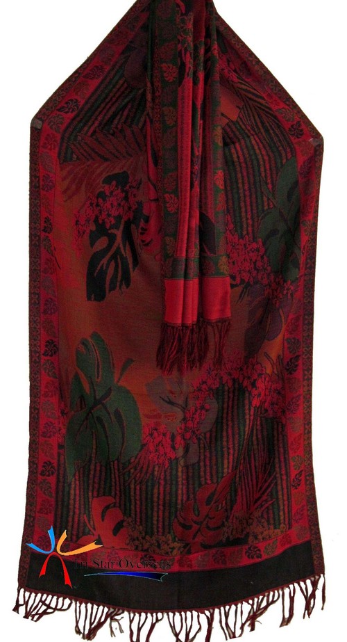 Wool Jacquard Stole