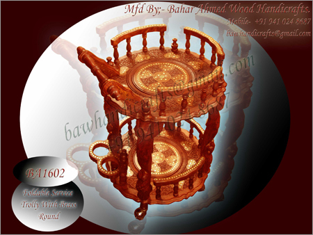 Wooden Service Trolley