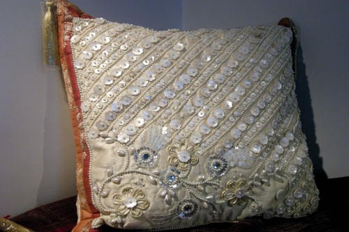 Beaded Cushion