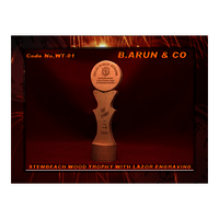 Wooden Trophies - Dimension (l*w*h): Approx. 8 X 4 X 14 Inches Inch (in)