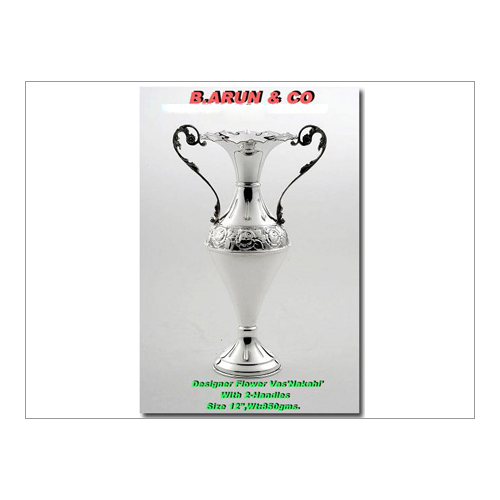 Silver Flower Vase - Aluminum Alloy, Small to Large Sizes, Silver Color, Matt Finish