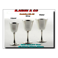 Silver Wine Goblets - Material: Metal