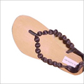 Ladies Casual Sandals - Pu Leather, Size 5-10, Brown | Slip-on, Anti-skid Sole, Comfortable Wear, Customizable Options, Waterproof Design