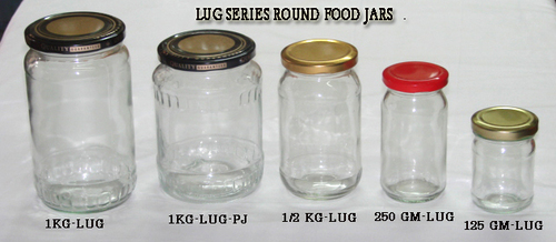 Round Food Glass Jars