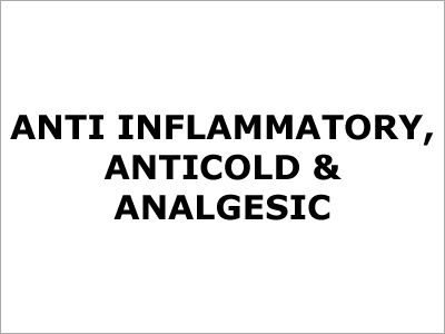 Anti Inflammatory, Anticold & Analgesic